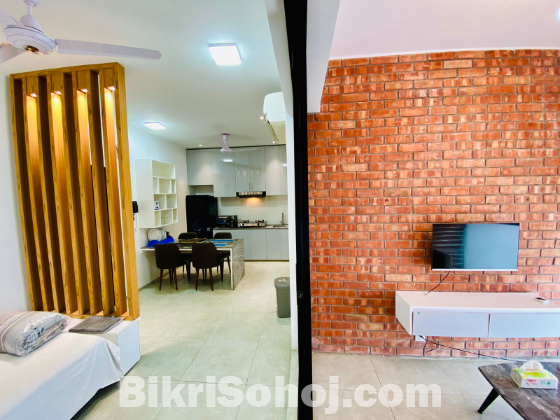2-Room Furnished Studio Apartment for Rent in Baridhara!